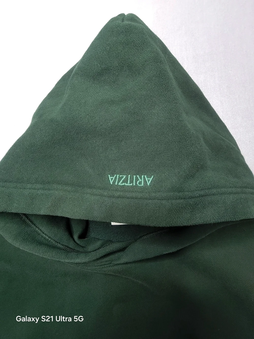 ARITZIA  Men's Forest Green Hooded Sweatshirt Size M